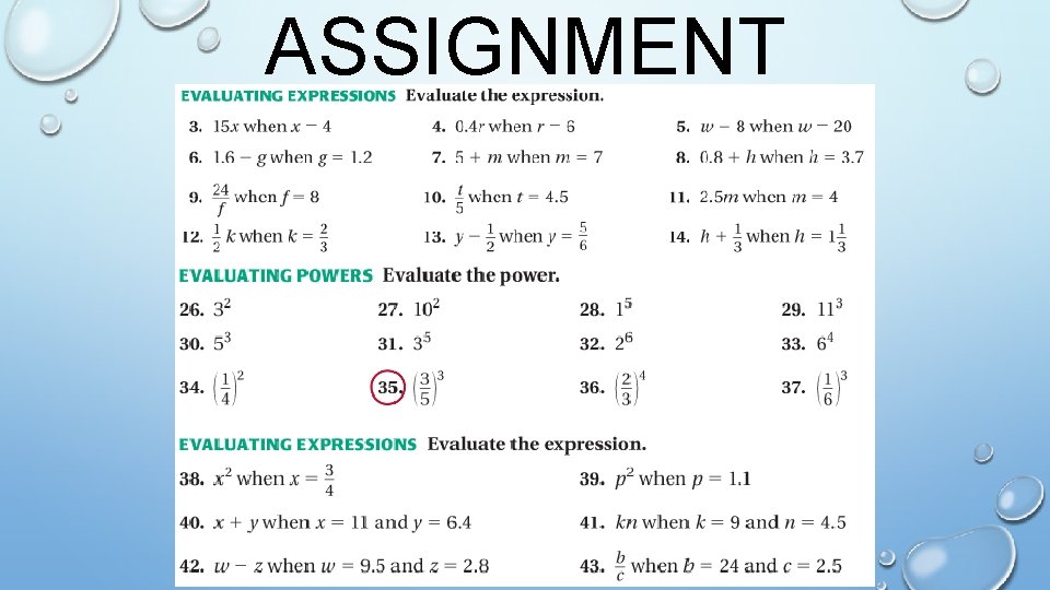 ASSIGNMENT 