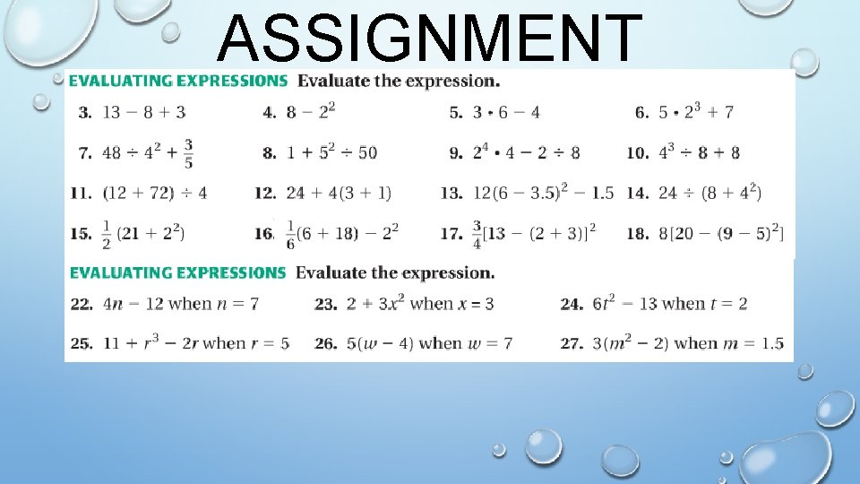 ASSIGNMENT 