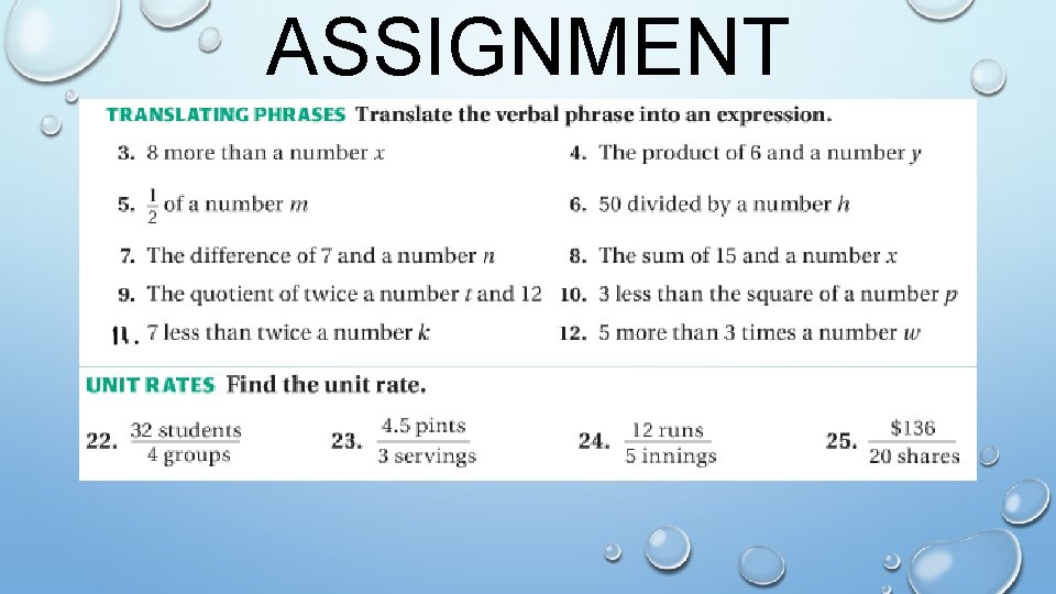 ASSIGNMENT 