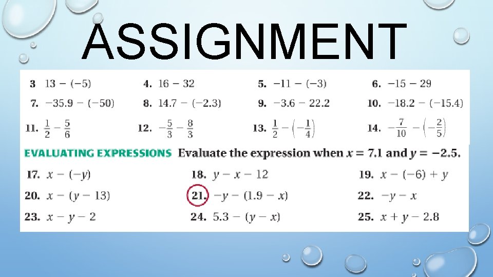 ASSIGNMENT 
