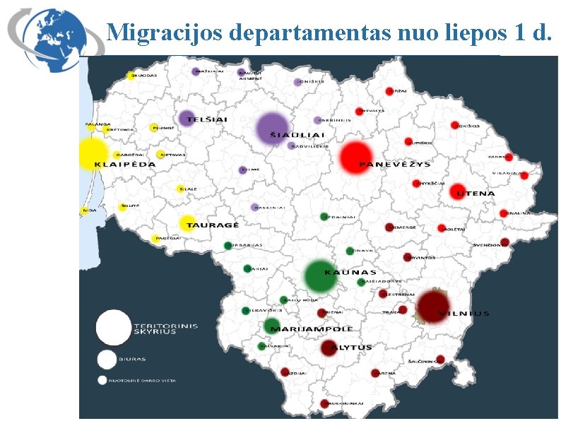 Migracijos departamentas nuo liepos 1 d. 