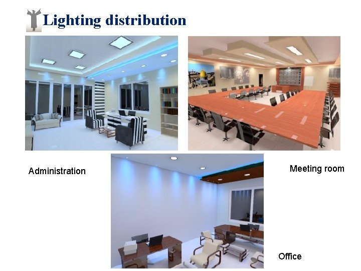 Lighting distribution Administration Meeting room Office 