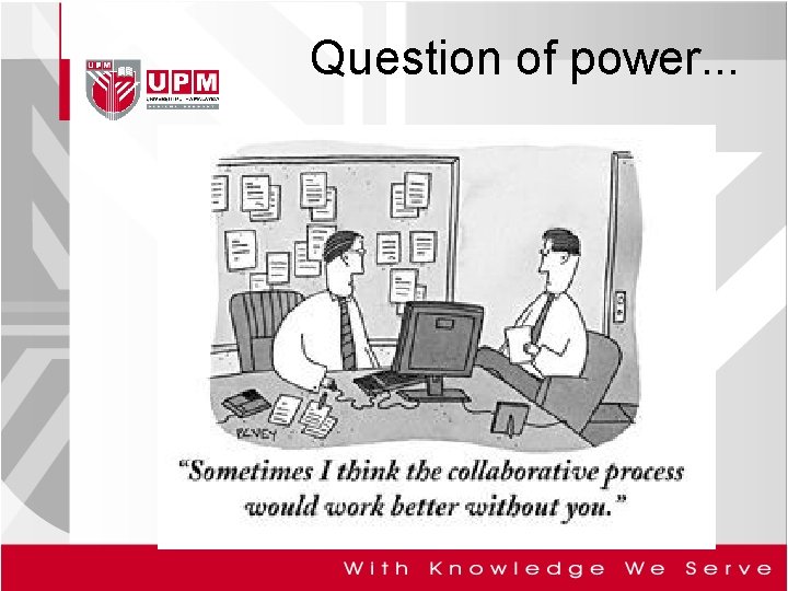 Question of power. . . 