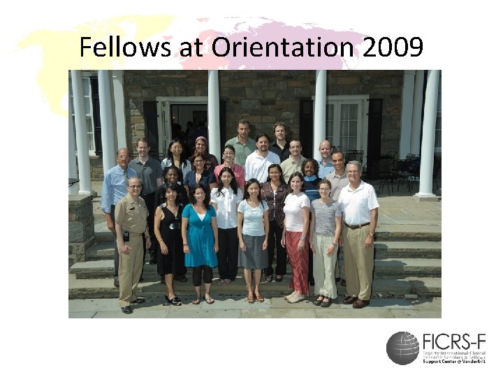 Fellows at Orientation 2009 