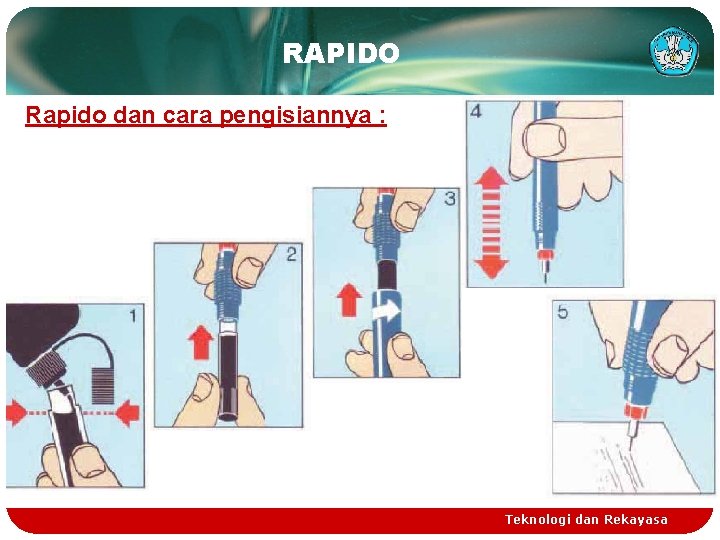 RAPIDO Rapido dan cara pengisiannya : Teknologi dan Rekayasa 