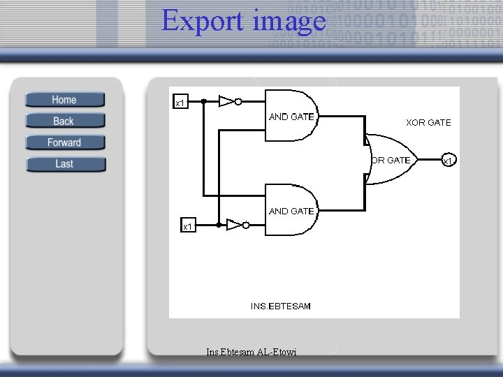 Export image Ins. Ebtesam AL-Etowi 