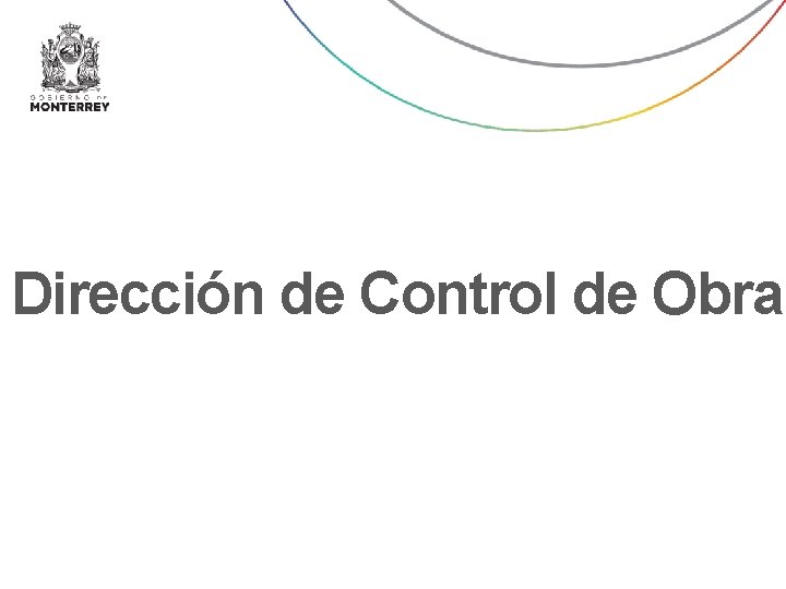 Dirección de Control de Obra 