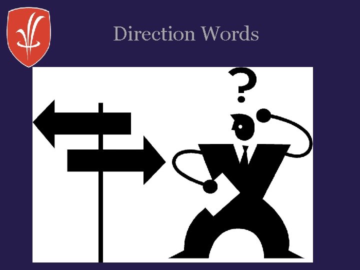 Direction Words Direction Words