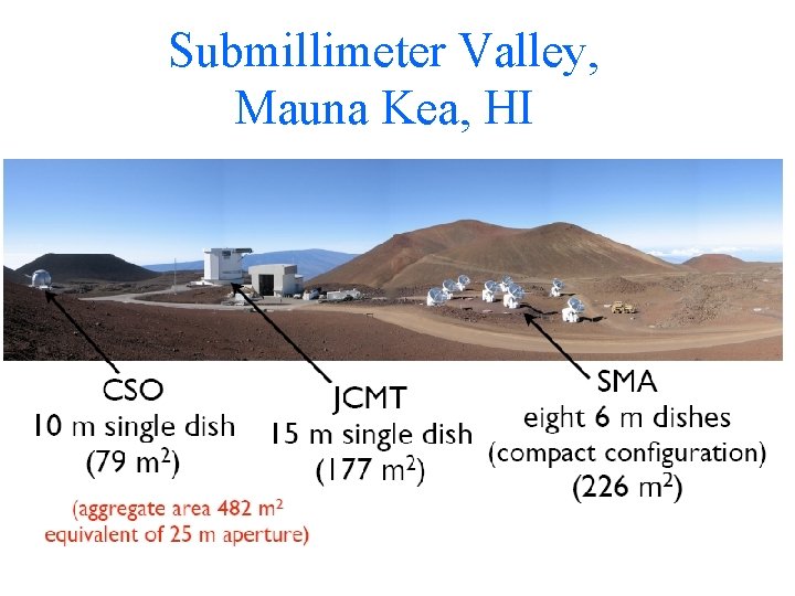 Submillimeter Valley, Mauna Kea, HI 