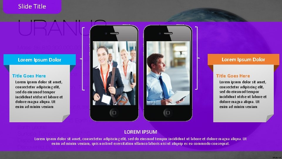 Slide Title Lorem Ipsum Dolor Title Goes Here Lorem ipsum dolor sit amet, consectetur