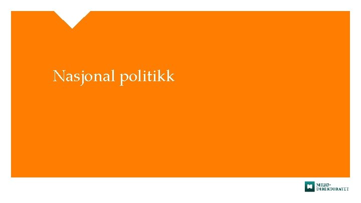 Nasjonal politikk 