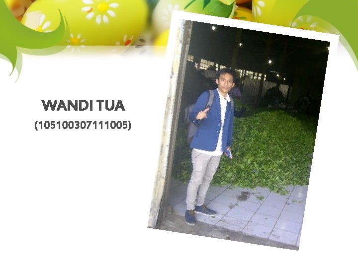 WANDI TUA (105100307111005) 