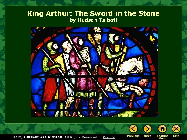 King Arthur: The Sword in the Stone by Hudson Talbott 