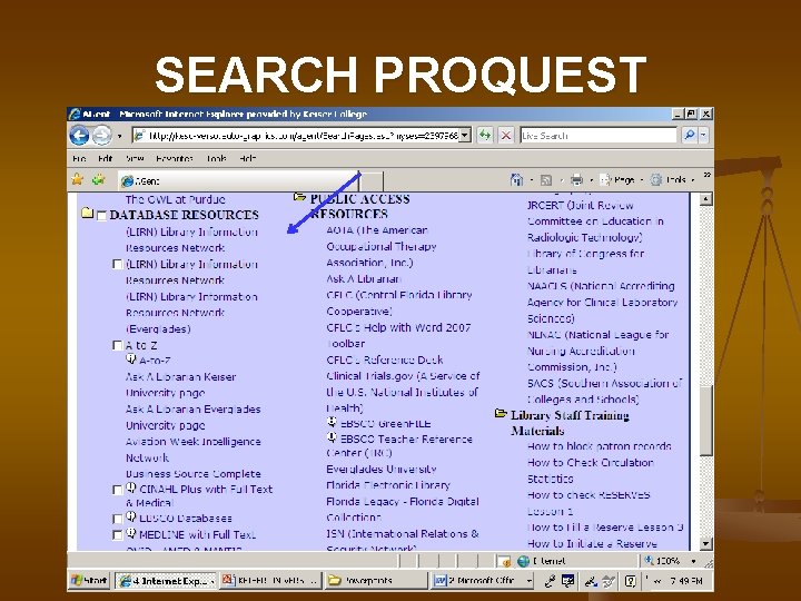 SEARCH PROQUEST 