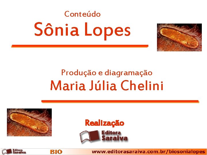 Conteúdo Sônia Lopes Produção e diagramação Maria Júlia Chelini Realização 