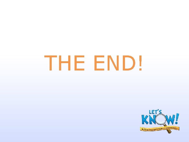 THE END! 