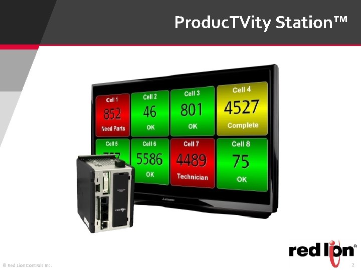 Produc. TVity Station™ © Red Lion Controls Inc. 2 