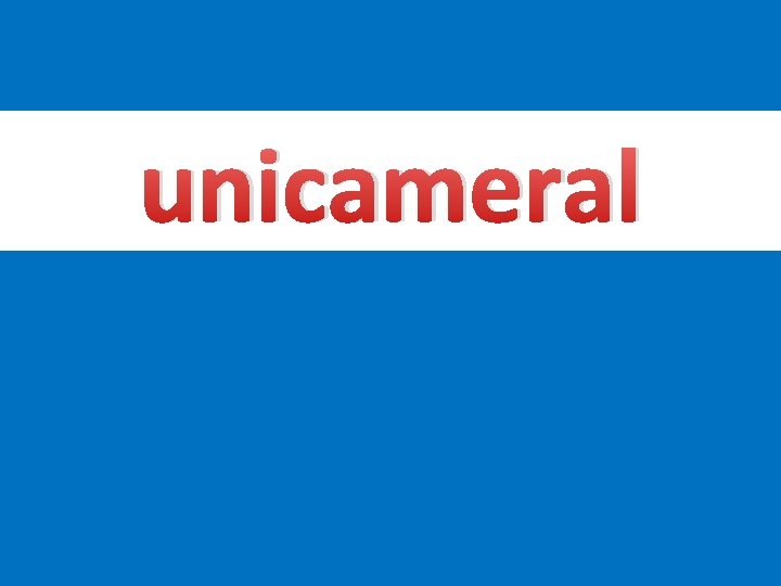 unicameral 