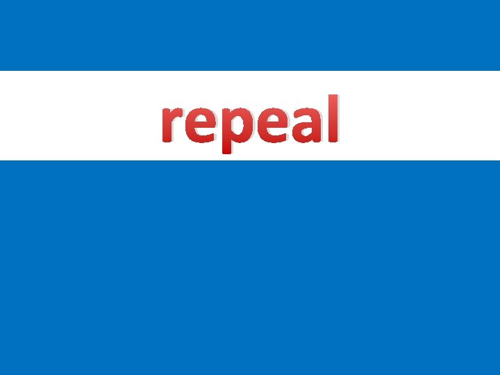 repeal 