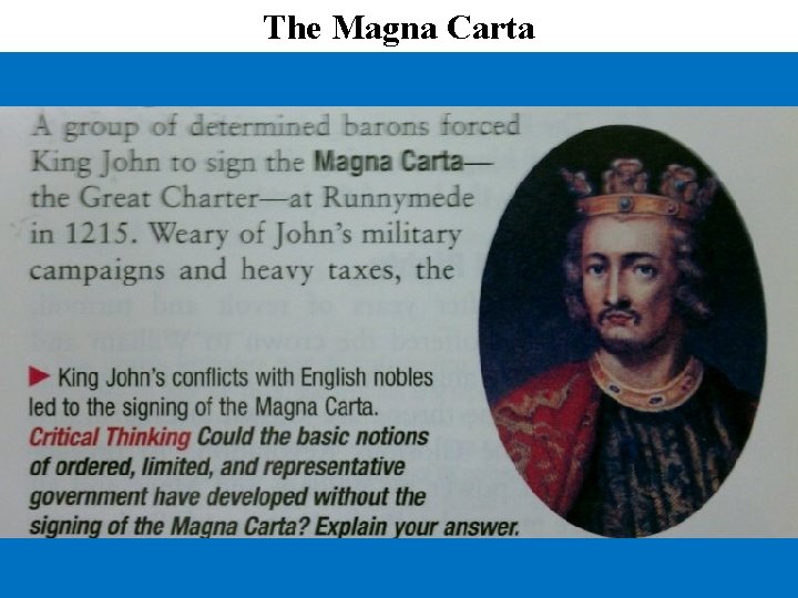 The Magna Carta 