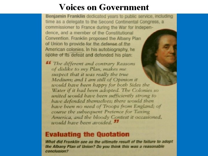 Voices on Government 