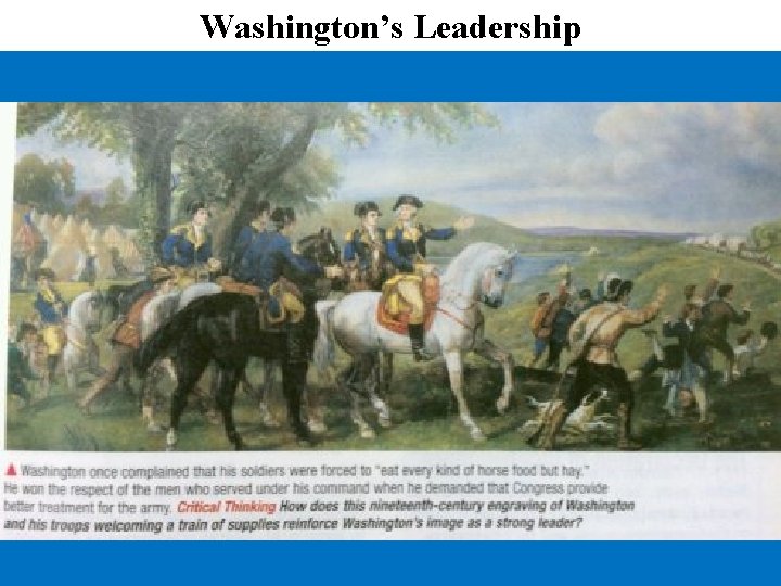 Washington’s Leadership 