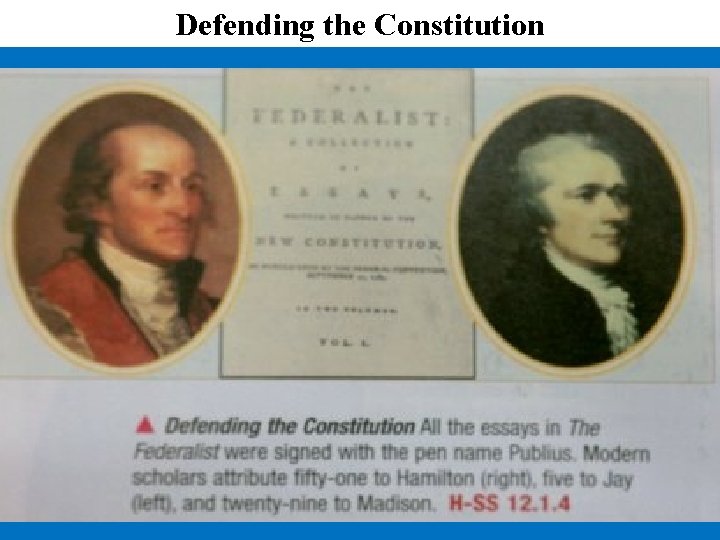 Defending the Constitution 