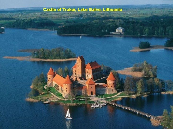 Castle of Trakai, Lake Galve, Lithuania 