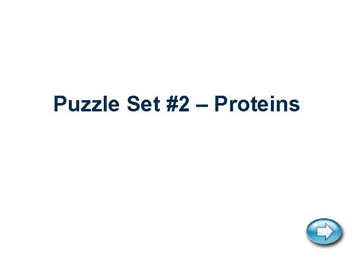 Puzzle Set #2 – Proteins 