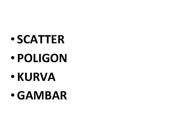  • SCATTER • POLIGON • KURVA • GAMBAR 