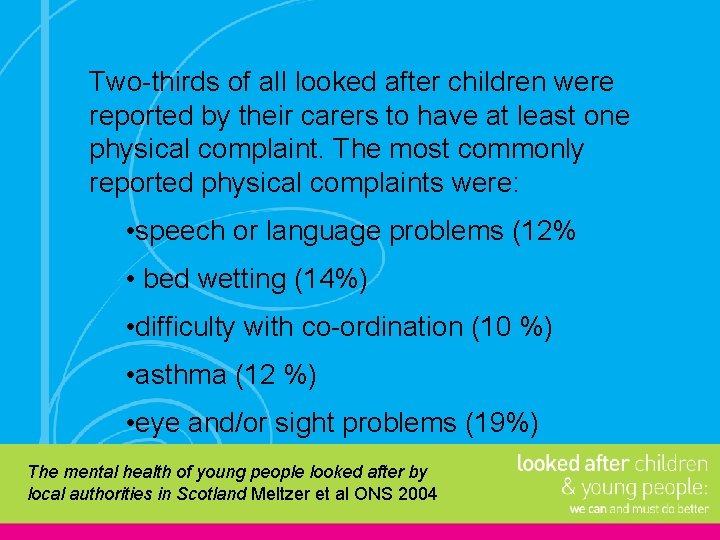 Mental physical and emotional wellbeing of young people