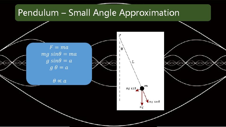 Pendulum – Small Angle Approximation 