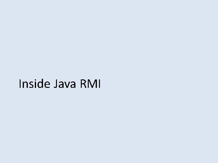 Inside Java RMI 