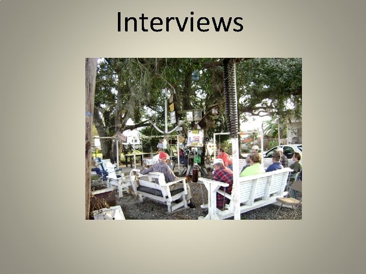 Interviews 