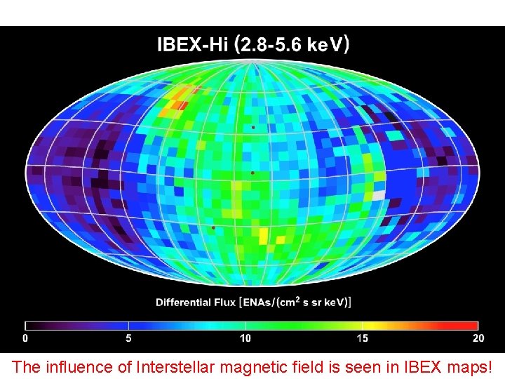 The influence of Interstellar magnetic field is seen in IBEX maps! 