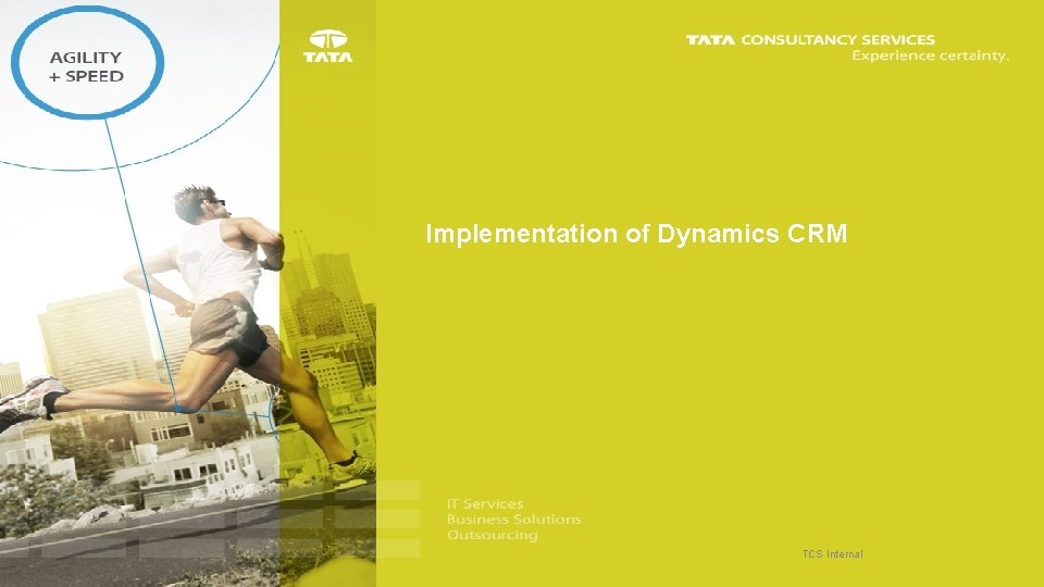 Implementation of Dynamics CRM TCS Internal 