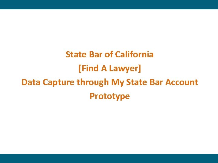 State Bar of California [Find A Lawyer] Data Capture through My State Bar Account