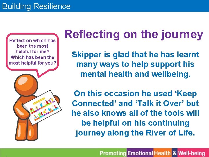 Building Resilience Reflect on which has been the most helpful for me? Which has