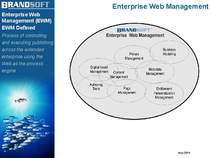Enterprise Web Management (EWM) EWM Defined Process of controlling and executing publishing across the