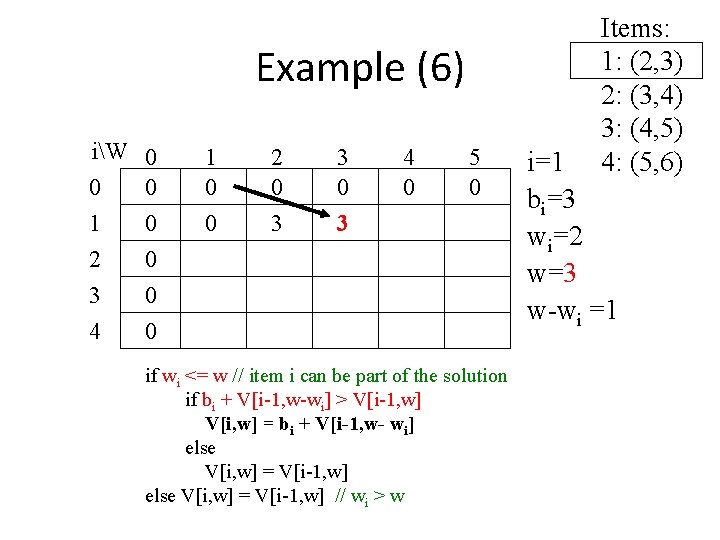 Example (6) iW 0 0 0 1 0 2 0 3 0 4 0
