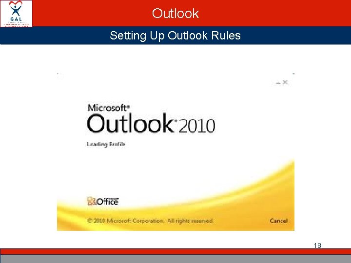 Outlook Setting Up Outlook Rules www. Guardianad. Litem. org 18 