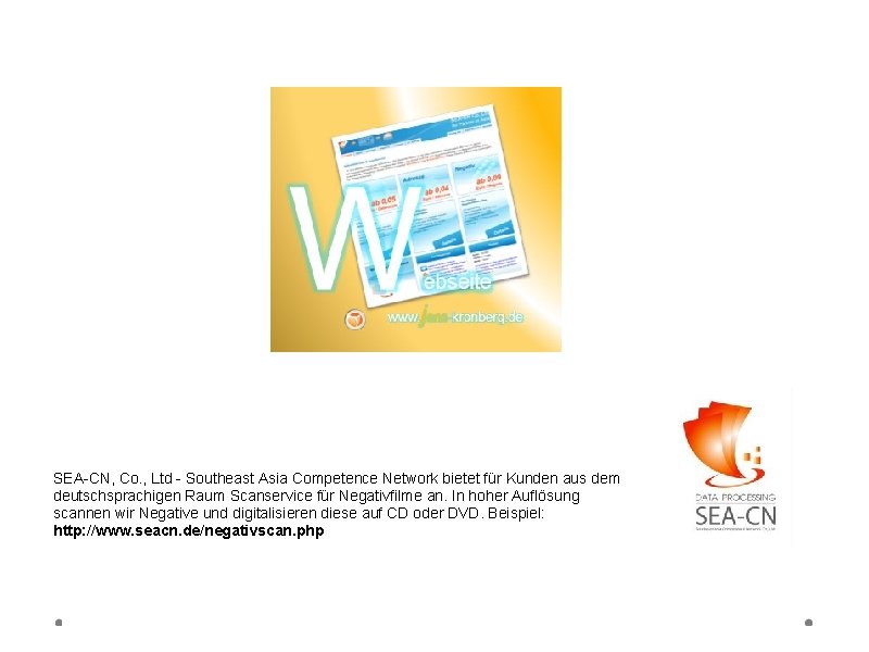 Webseite SEA-CN Co. , Ltd. SEA-CN, Co. , Ltd - Southeast Asia Competence Network