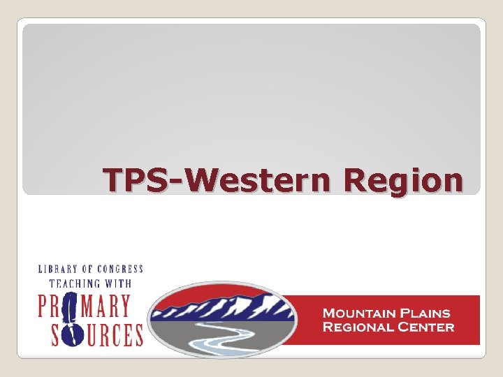 TPS-Western Region 