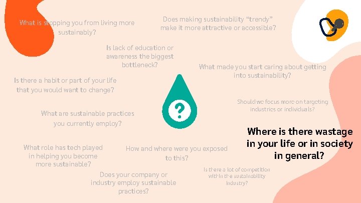 What is stopping you from living more sustainably? Does making sustainability “trendy” make it