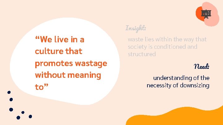 “We live in a culture that promotes wastage without meaning to” Insight: waste lies