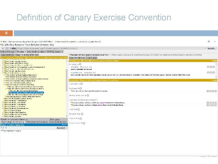 Definition of Canary Exercise Convention 8 