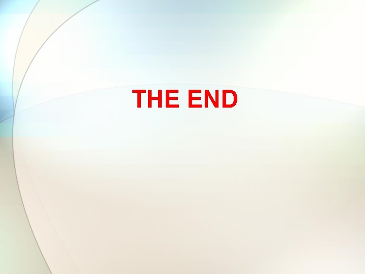 THE END 