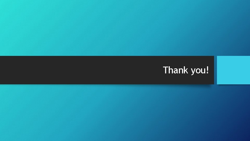 Thank you! 