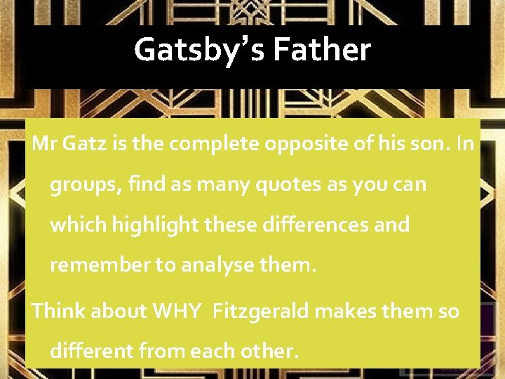 Chapter Nine Summary Gatsbys funeral take place with