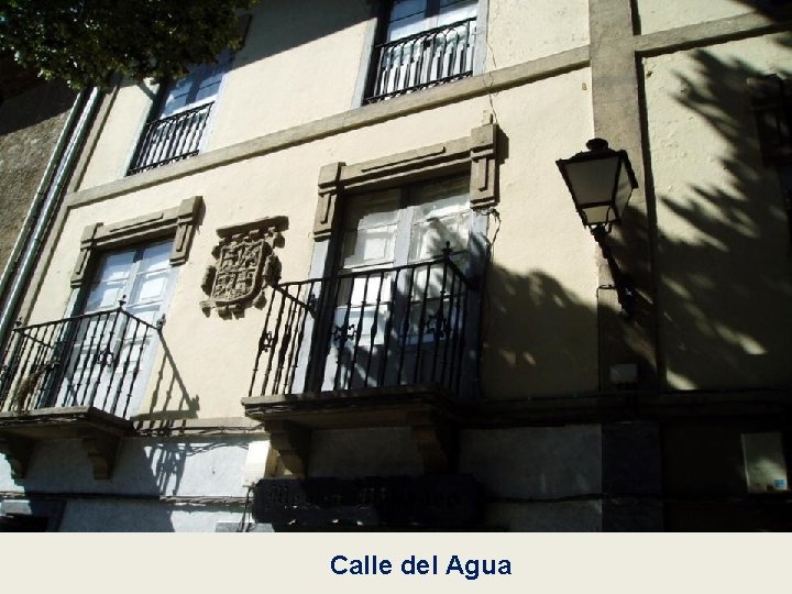 Calle del Agua 